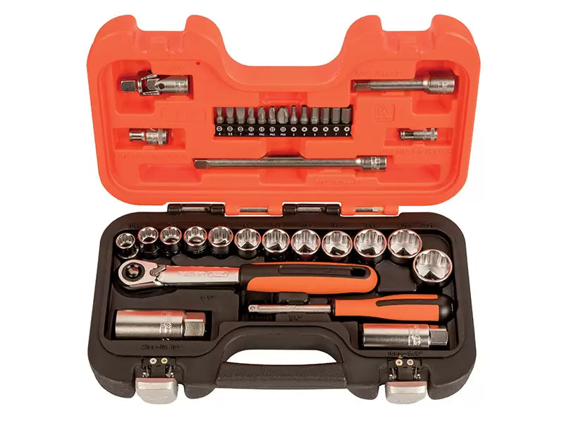 BAHCO SL34 34 Piece Socket Set