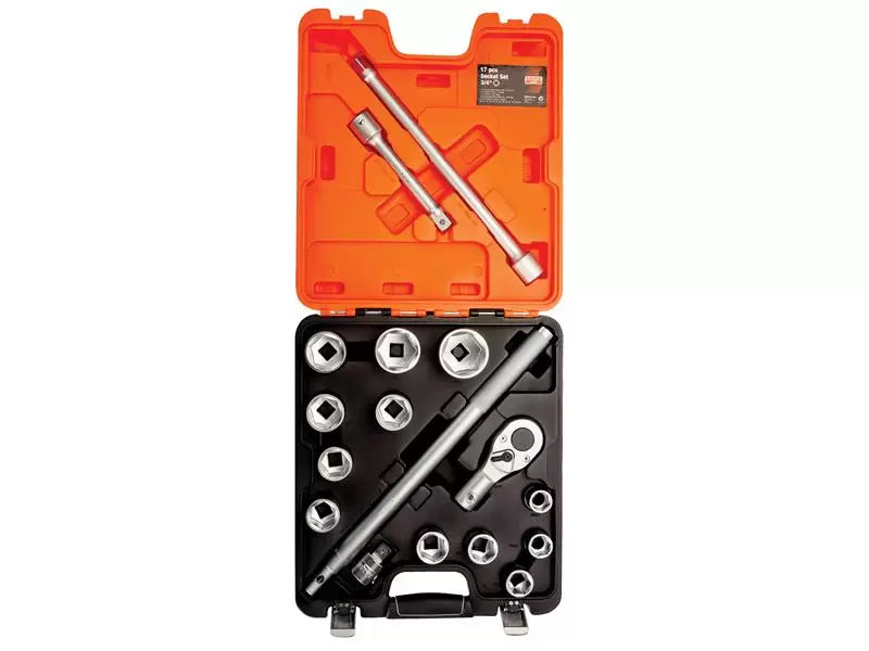 BAHCO - BAHSLX17 - 3/4in Socket Set 17 Piece