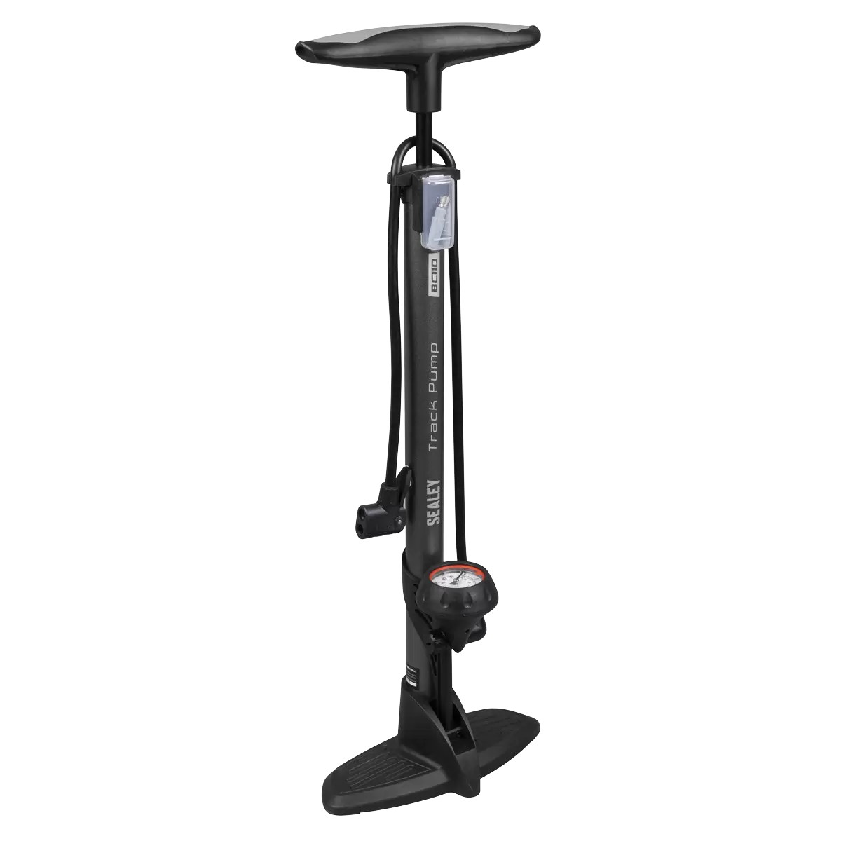 Sealey - BC110 - Track Pump with Dial Type Pressure Gauge