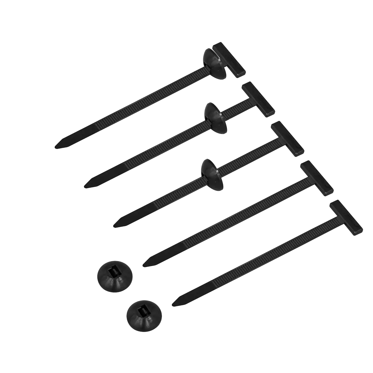 Sealey - BCT90 - Buckle Cable Ties 90 x 5mm - Pack of 100