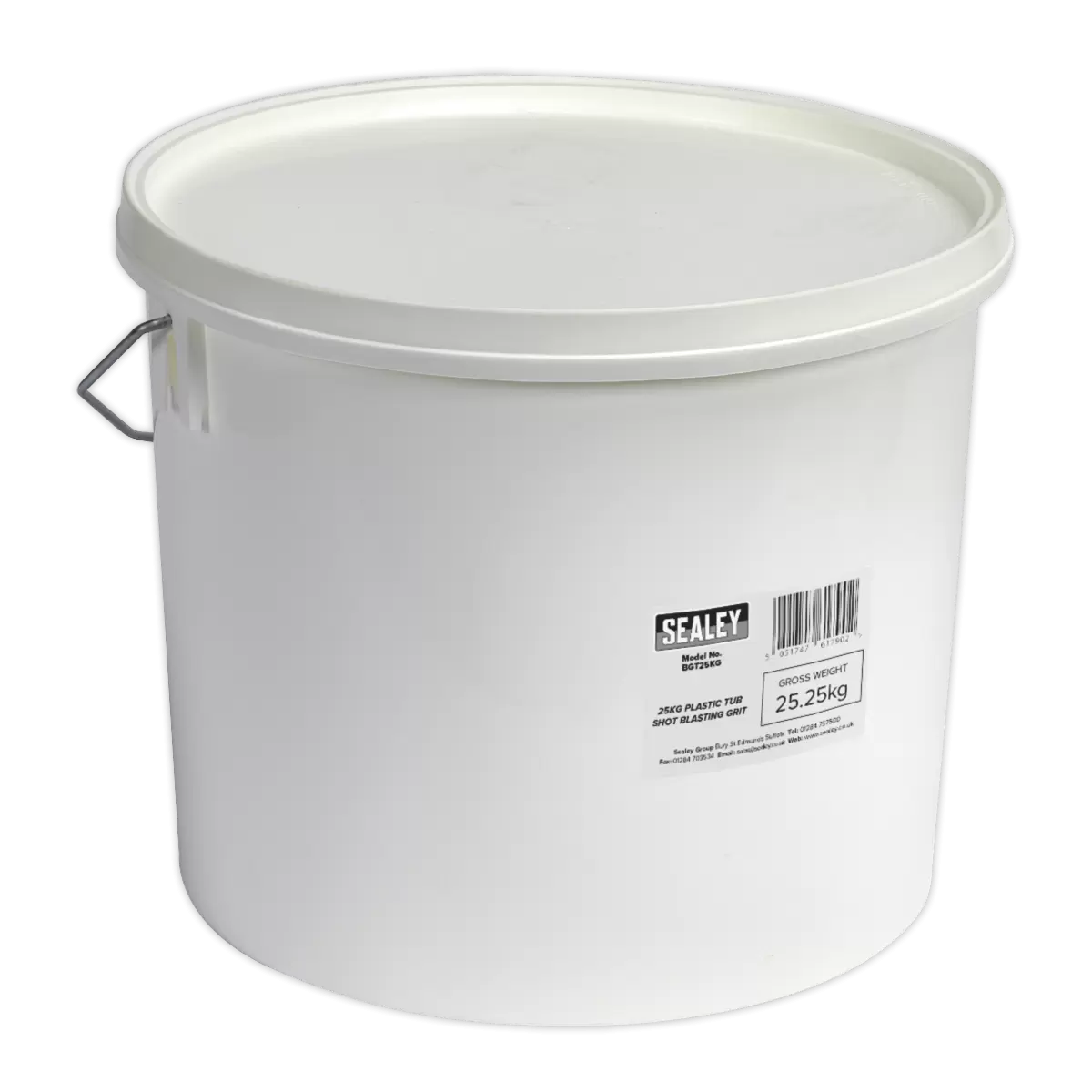 Sealey - BGT25KG - Shot Blasting Grit Tub 25kg