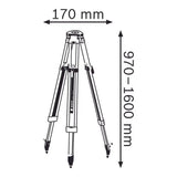 Bosch BT 160 Heavy Duty Aluminium Tripod – 160cm