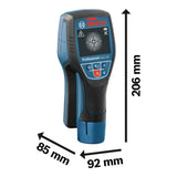 Bosch D-Tect 120 – 12V Multi-Material Wall Scanner, 120mm Detection Range