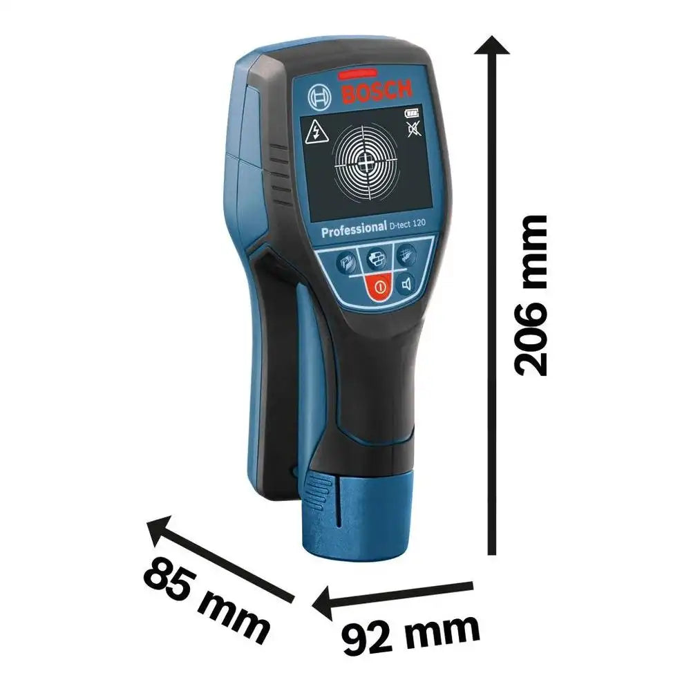Bosch D-Tect 120 – 12V Multi-Material Wall Scanner, 120mm Detection Range
