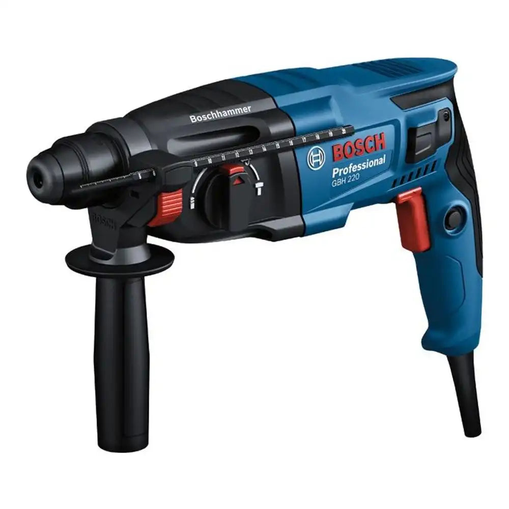 Bosch 220V Professional SDS Plus Rotary Hammer Drill GBH 220, 2kg, 720W, 3-Mode