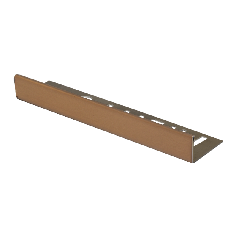 Genesis Bronzite Straight Edge Aluminium Tile Trim ESA 2.5m