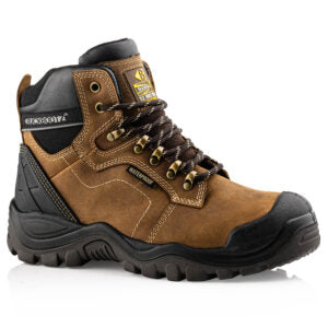 Buckbootz BSH009BR Buckshot Brown Safety Boots