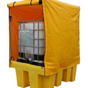IBC Spill Pallet with Weatherproof Hardcover