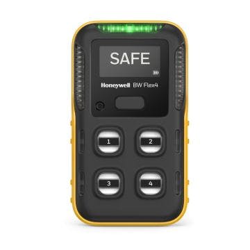 BW Flex4 Cat LEL O2 H2S CO Gas Detector