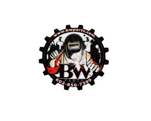 BW PARTS Logo Sticker Decal