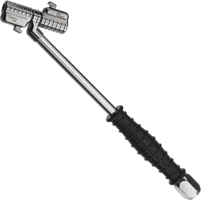 PCL CH3A01 - Tyre Valve Connector, Dual, Swivel, Female Thread Rp 1/4, Open End