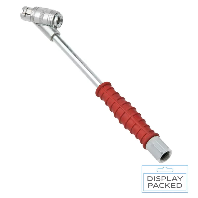 PCL CO3B05 - Twin Clip-On Tyre Valve Connector, Female Thread Rp 1/4, Closed End (Skin Packed)