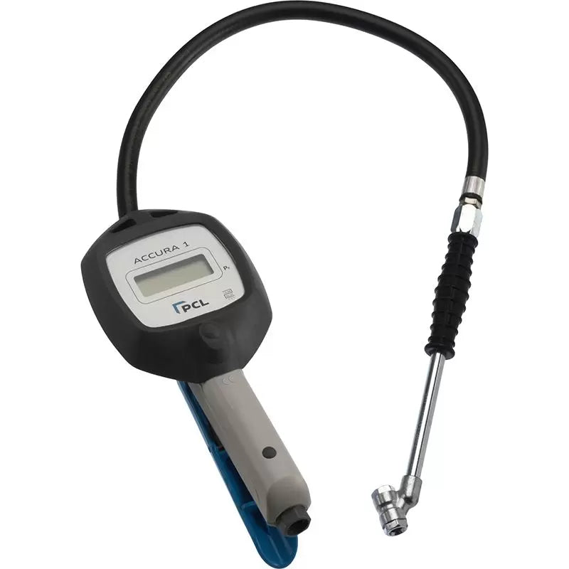 ACCURA 1 Tyre Inflator 0-12 bar 0.53m Hose Twin Hold-on