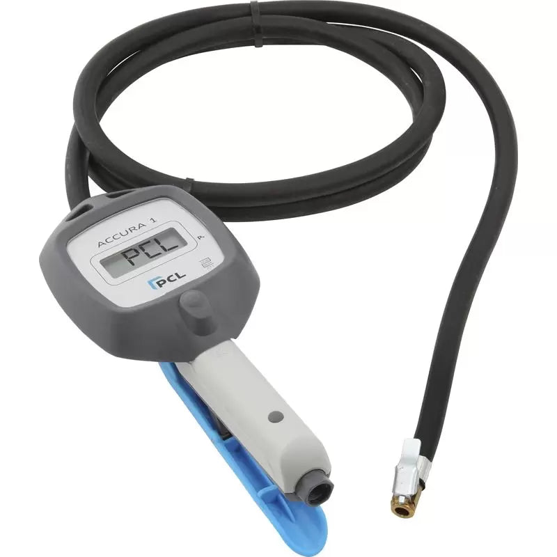 ACCURA 1 Tyre Inflator 0-174 psi 1.8m Hose Euro Connector