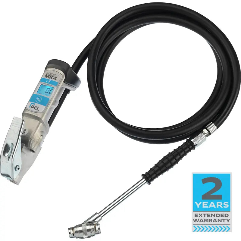 ACCURA MK4 Tyre Inflator 2.7m Hose Twin Clip-on Connector