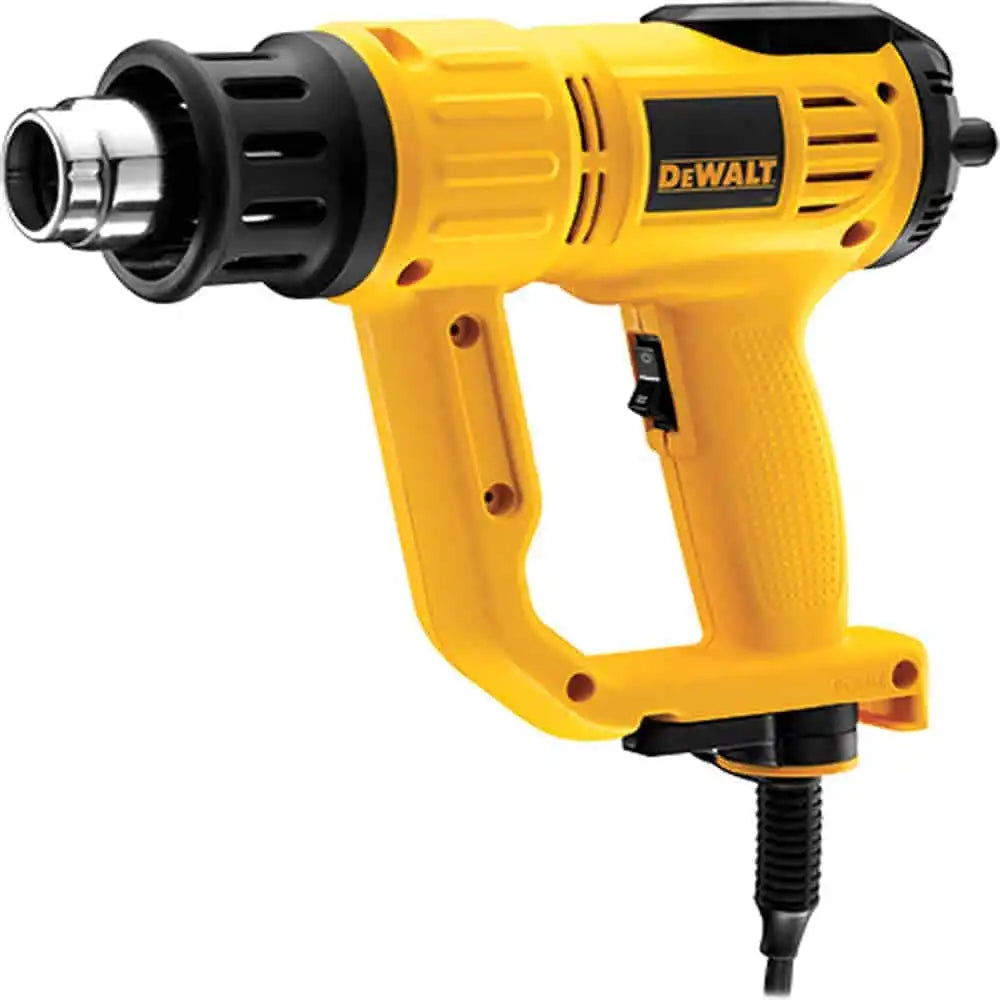 DEWALT 220V Digital LED Heat Gun – 2000W, Up to 600°C – Includes Cone & Fishtail Nozzles