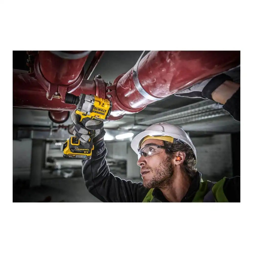 DeWalt DCF921E2T-GB 18V 1/2" Cordless Impact Wrench – 406Nm, Brushless, LED, Power Stack Batteries