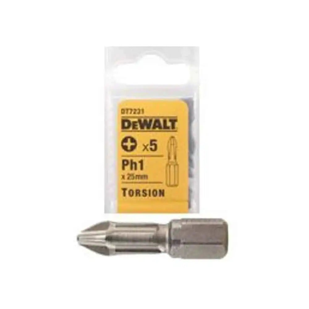 DEWALT Torsion Screwdriver Bits – PH2 x 25mm