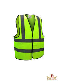 Empiral Star Reflective Velcro Safety Vest, Small Size, Hi-Vis Vest with Enhanced Reflective Tape - Yellow Green