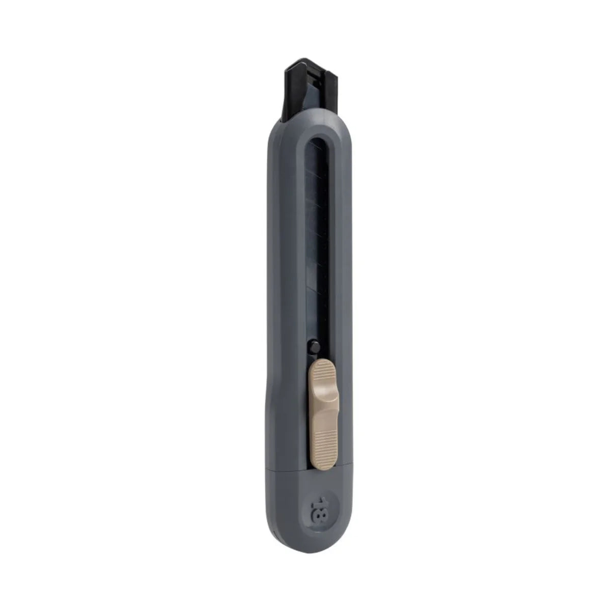 Deli Nusign Cutter, 9mm, 13 Snap-Off Blades, Dark Grey