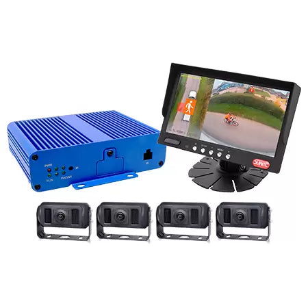 Durite 4-774-24 - CCTV Kit, AI 360 2D/3D, 1080p HD, With Moni, 12/24 volt Bx1