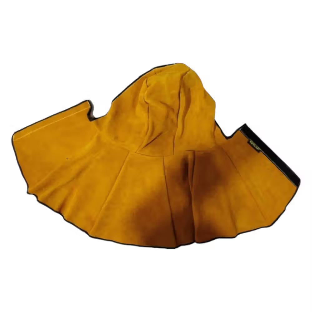 Empiral Suede Leather Velcro Welding Hood, Golden