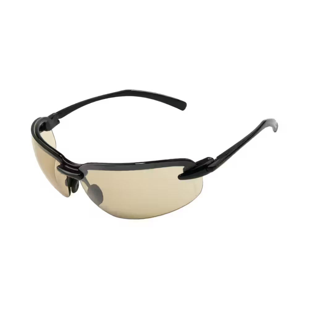 Empiral Active Mirror Lens Safety Goggles, Bronze Mirror Brown/Black Frame - Pack of 12