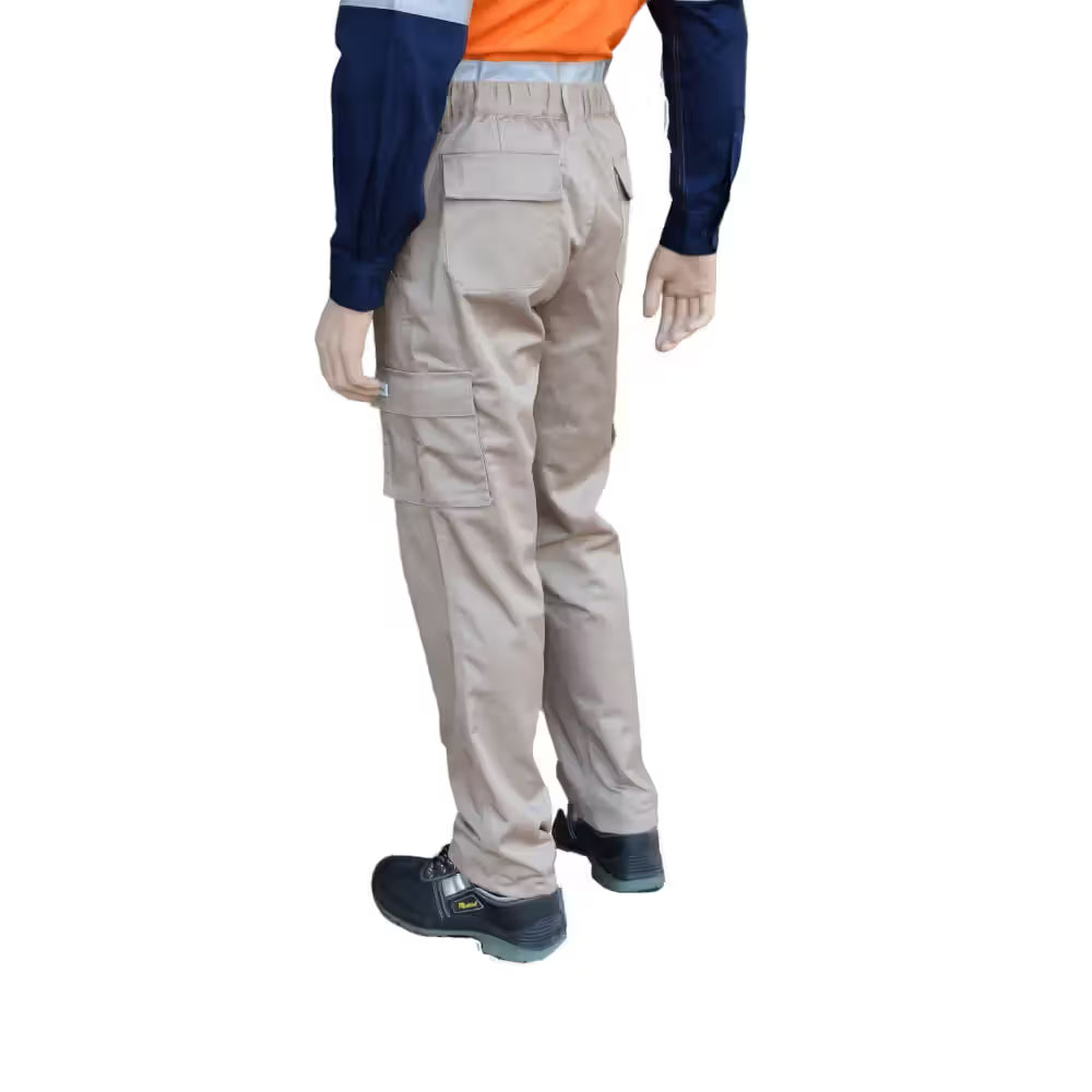 Empiral Spartan IV Cargo Pant, 210gsm 80/20, Size 54, Durable Cargo Work Pants with Utility Pockets - Khaki