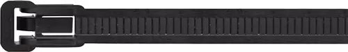 Workshop Warehouse ECT20 HELLMN Cable Ties Black REL 250x7.5mm