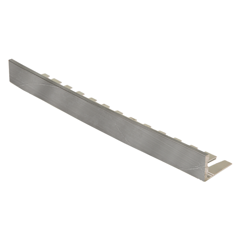 Genesis Milled Aluminium Formable Straight Edge Tile Trim EFA 2.5m