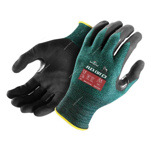 Empiral Gorilla Flex C3 Cut Resistance Nitrile Gloves, Medium
