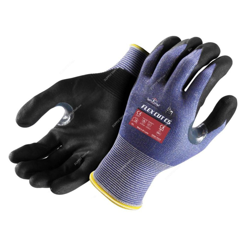 Empiral Gorilla Flex C5 Cut Resistance Nitrile Gloves, XL