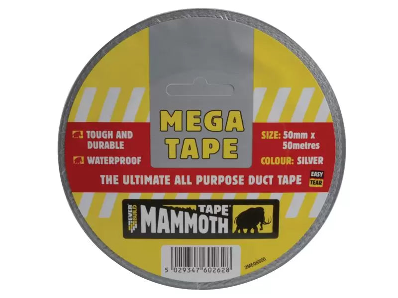 Everbuild Mega All Purpose Tape 50mm Silver