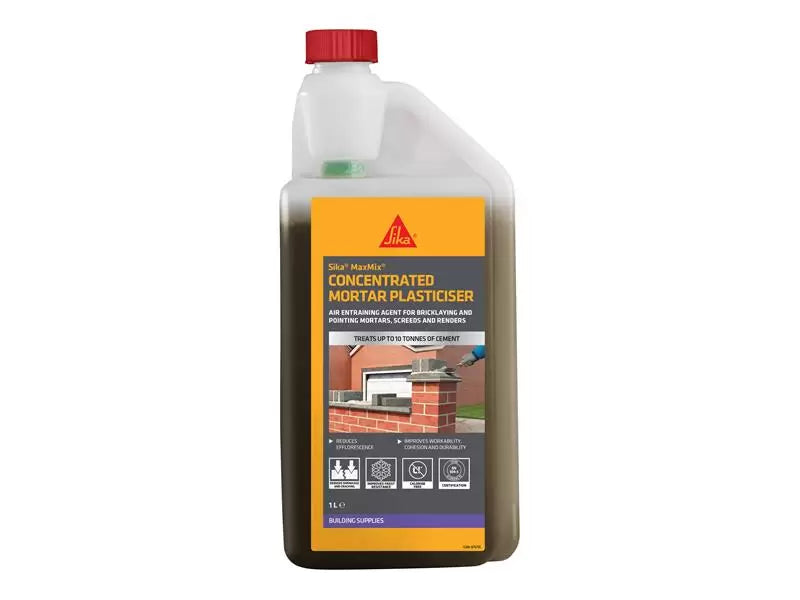 Everbuild MaxMix Concentrated Mortar Plasticiser 1 litre
