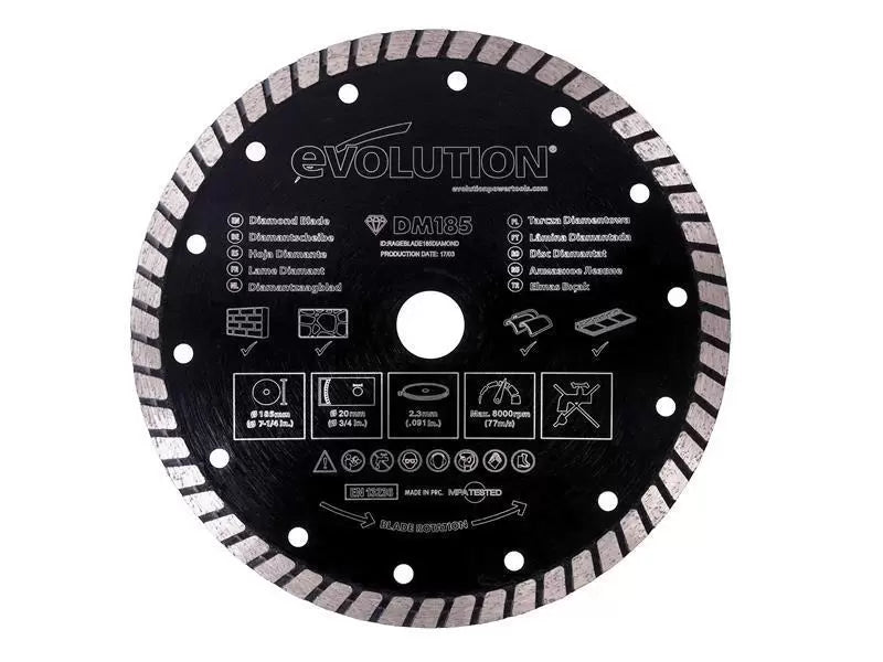 Evolution Diamond Saw Blade 185mm