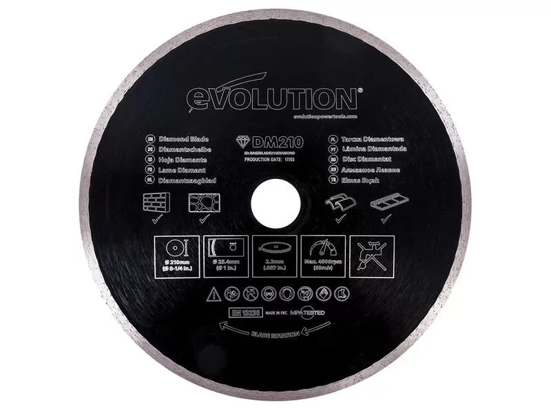 Evolution Diamond Blade 210mm