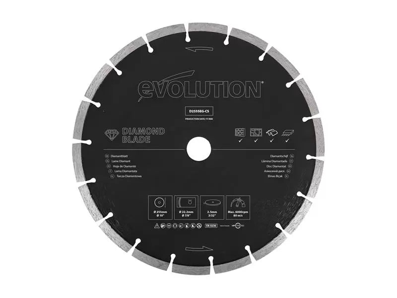 Evolution Diamond Blade 255mm