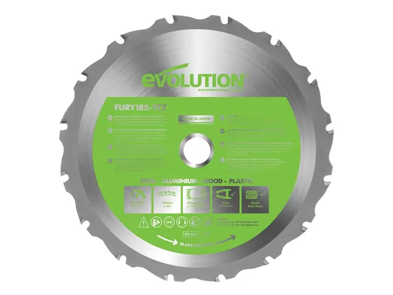 Evolution Multi Purpose TCT Blade 185mm