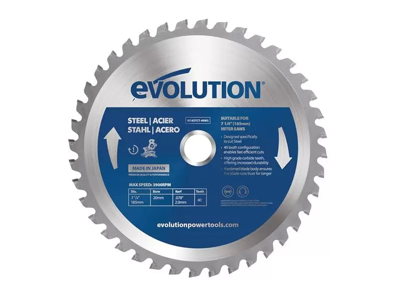 Evolution Mitre Saw Blade 185mm