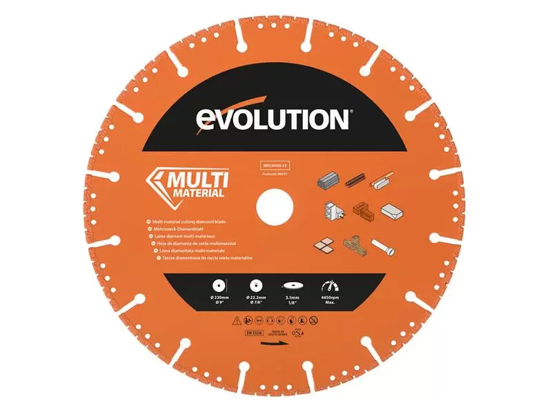 Evolution Multi Material Diamond Disc 230mm