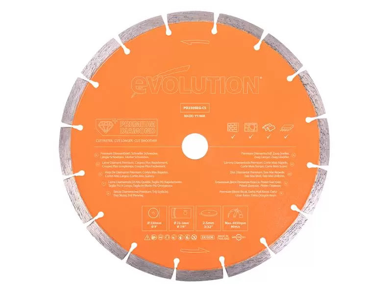Evolution Diamond Disc 230mm