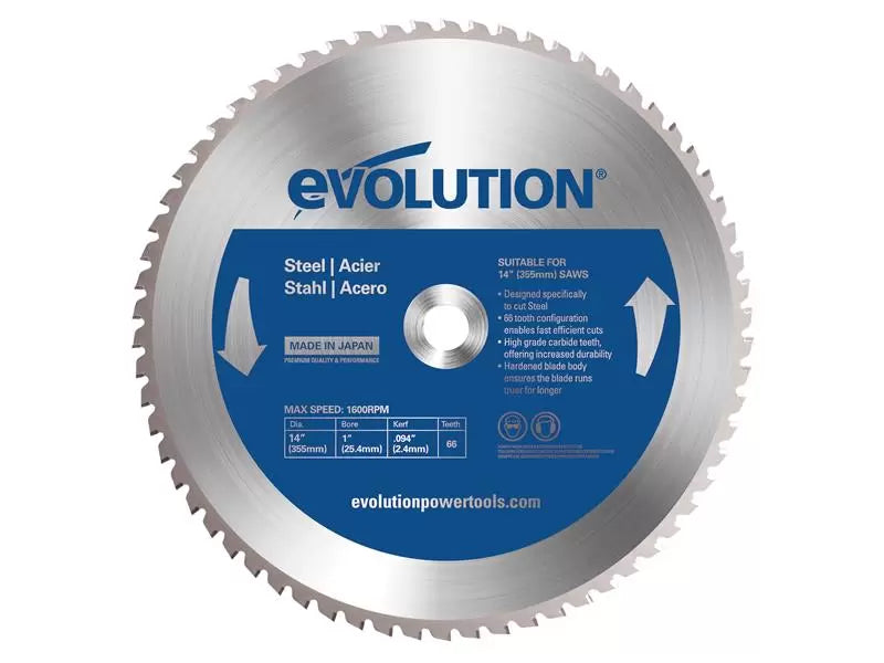 Evolution Mild Steel Cutting Blade 355mm