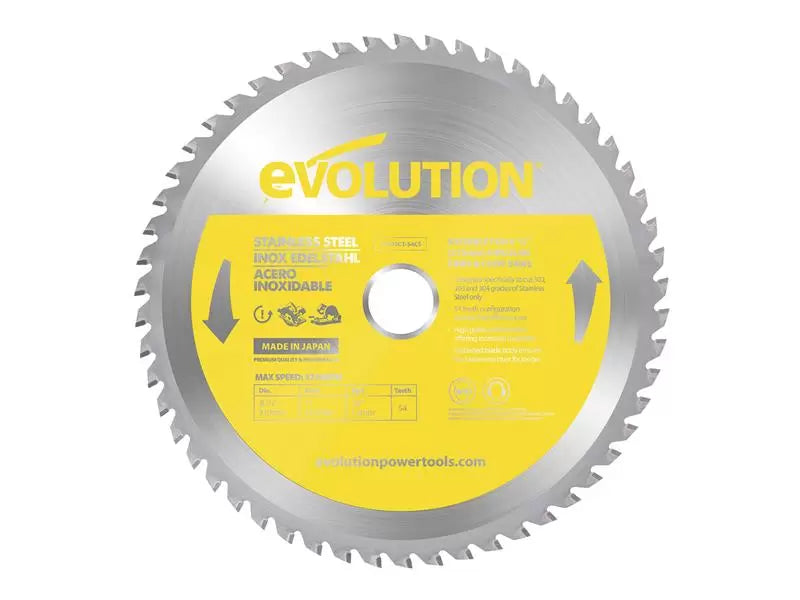 Evolution Stainless Steel Cutting Circular Blade 210mm