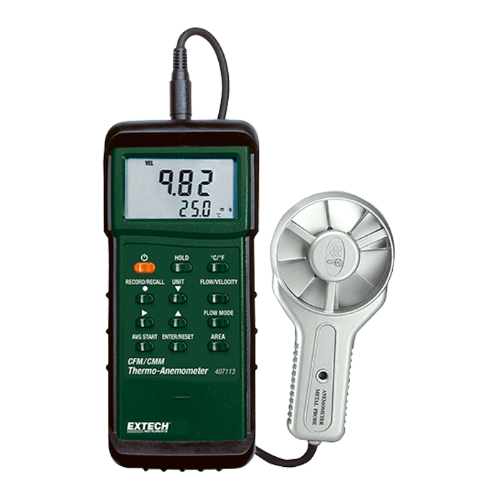 Extech 407113 Heavy Duty Vane Anemometer
