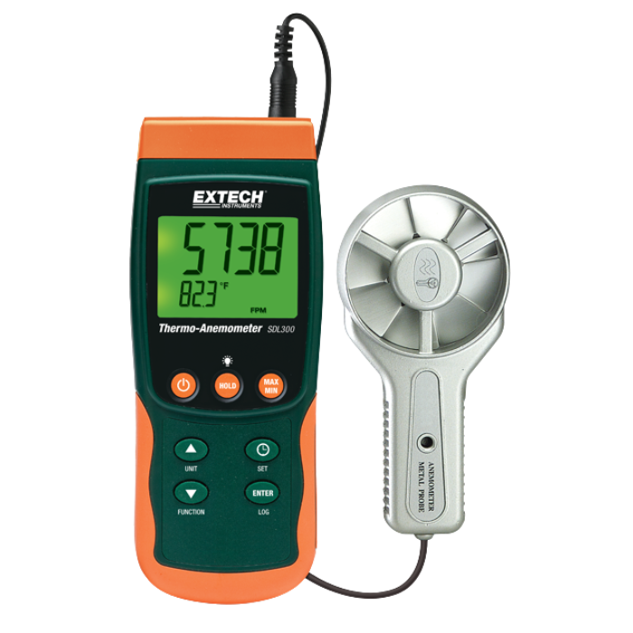 Extech SDL300 Vane Thermo-Anemometer