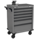 Superline PRO® Rollcab 6 Drawer with SG Swivel Base 100mm Vice