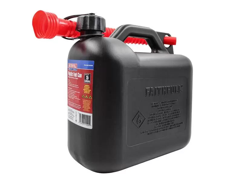 Faithfull - FAIAUCAN5B - Plastic Fuel Can Black 5 litre