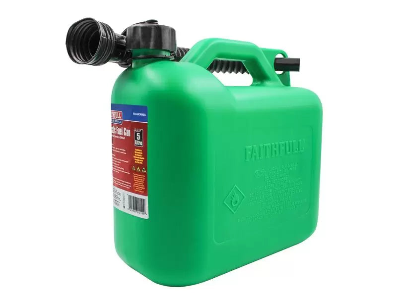 Faithfull - FAIAUCAN5G - Plastic Fuel Can Green 5 litre