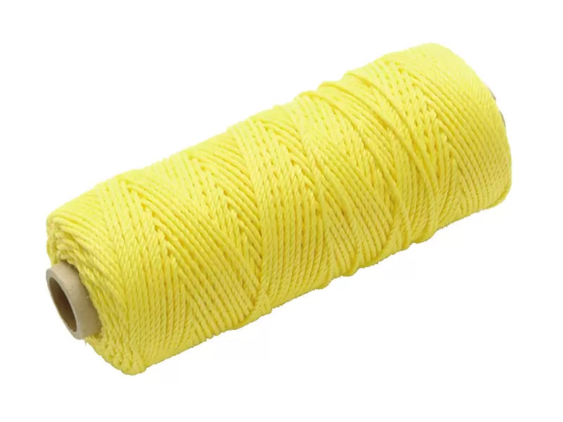 Faithfull - FAIBLHVY - Hi-Vis Nylon Brick Line 100m (330ft) Yellow
