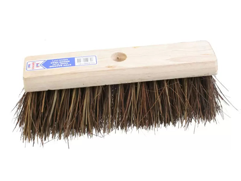 Faithfull - FAIBRBC13FL - Stiff Bassine / Cane Flat Broom Head 325mm (13in)
